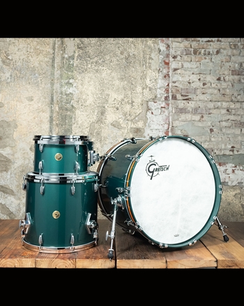 Gretsch USA Custom 3-Piece Drum Set - Cadillac Green Glass