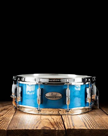 Pearl PMX1450S/C - 5"x14" Professional Maple Series Snare Drum - Sheer Blue