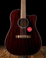 Fender CD-60SCE Dreadnought Mahogany - Natural