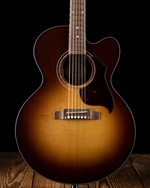 Gibson J-185 EC Modern Walnut - Walnut Burst