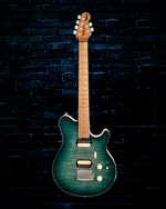 Music Man Axis Super Sport - Yucatan Blue Flame