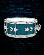 DW 6"x14" Collector's Series Snare Drum - Teal Glass