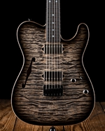 Suhr Classic T Custom Quilt Maple/Swamp Ash - Trans Charcoal Burst