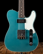 Fender Custom Shop P90 Mahogany Journeyman Relic Tele - Teal Green Metallic