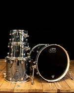 DW Performance Series 4-Piece Drum Set - Chrome Shadow