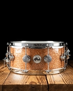 DW 5.5"x14" Collector's Series Snare Drum - Champagne Glass
