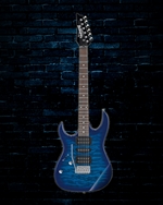 Ibanez GRX70QA RG Gio (Left-Handed) - Transparent Blue Burst