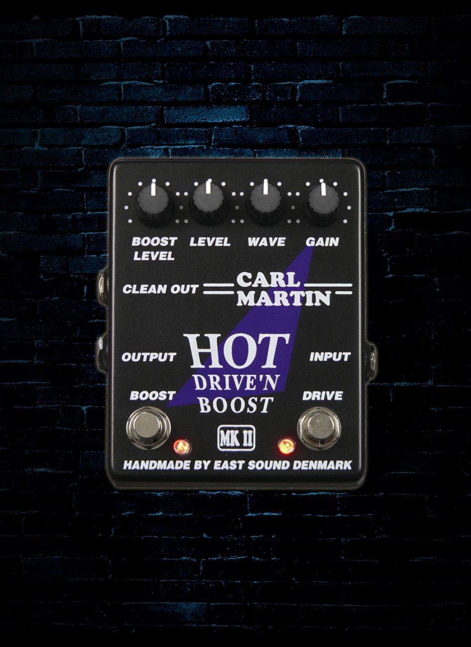 Carl Martin Hot Drive'n Boost Distortion Pedal