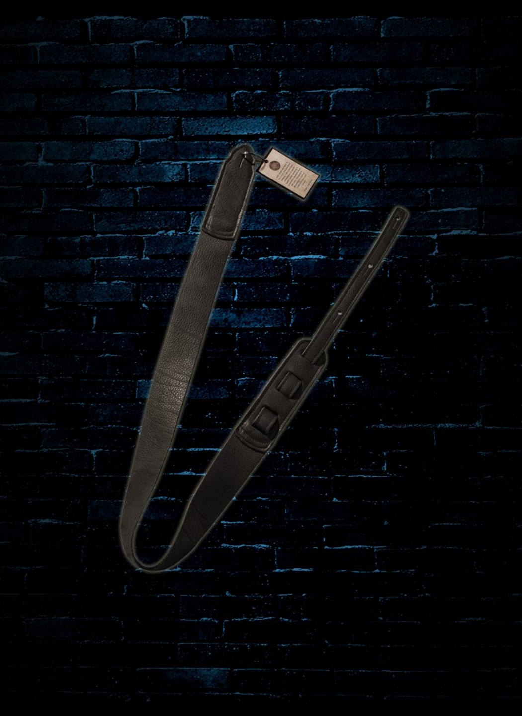 long hollow leather guitar strap