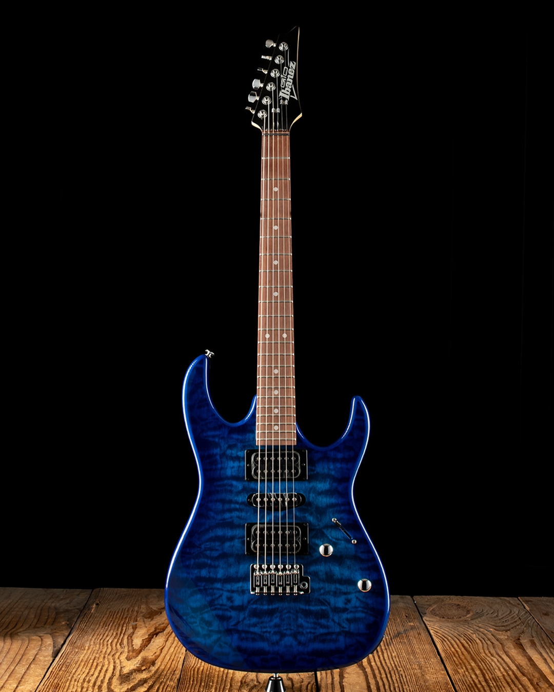 Ibanez - Grx70qa - - Transparent Blue Burst Guitare Electrique 