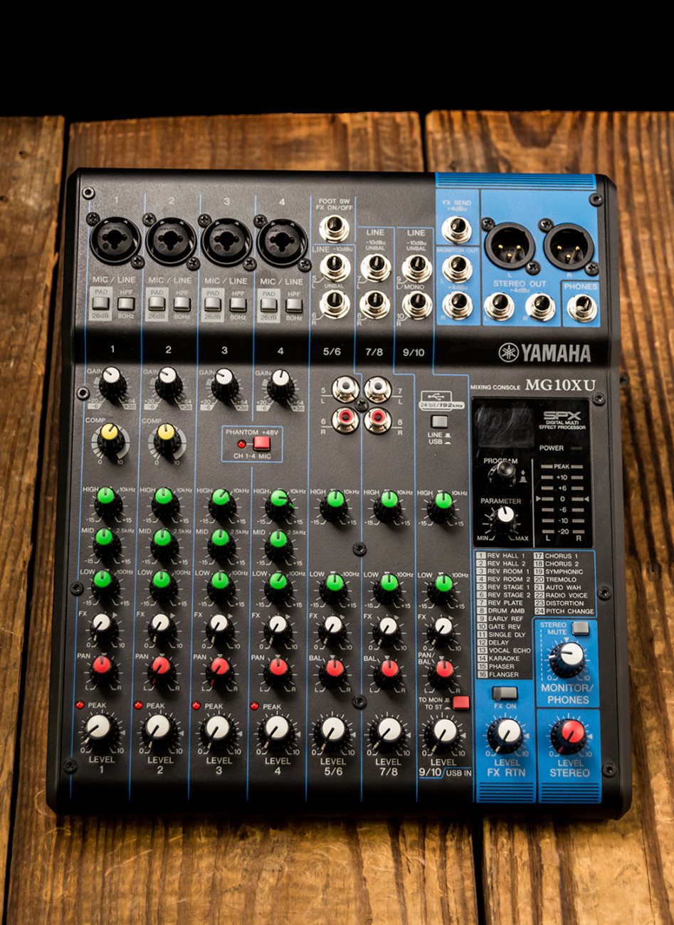 Yamaha MG10XU 10-Channel Analog Mixer