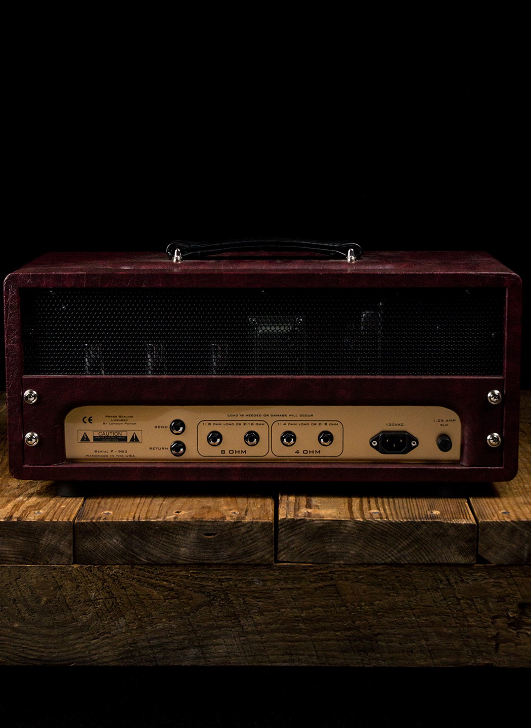 Suhr Badger 18 - 18 Watt Guitar Head - Burgundy | NStuffmusic.com