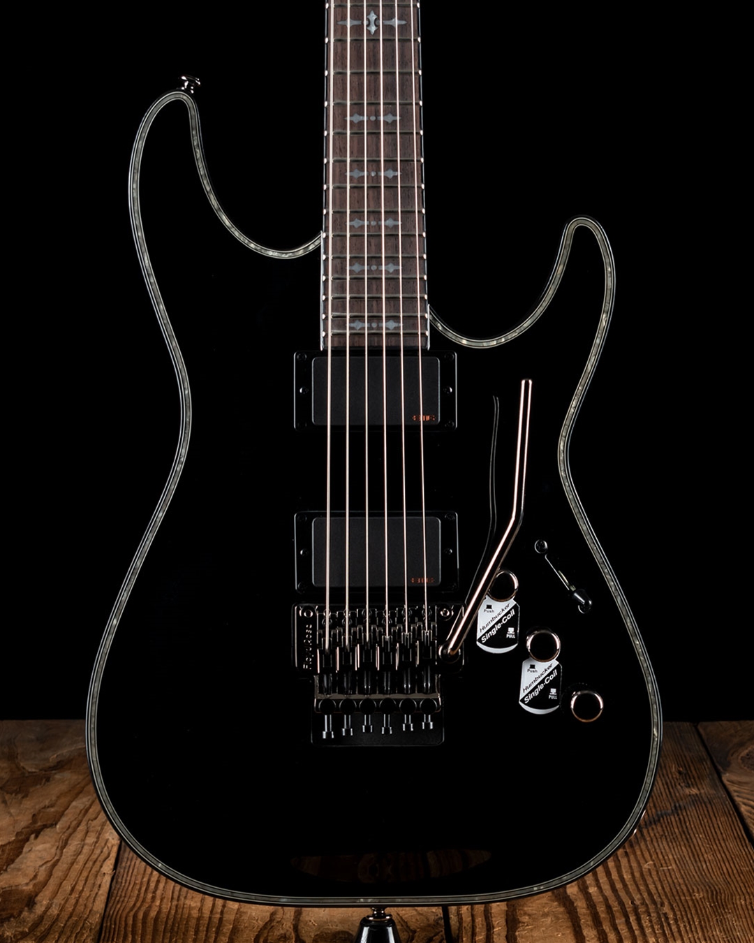 schecter hellraiser c1 fr black