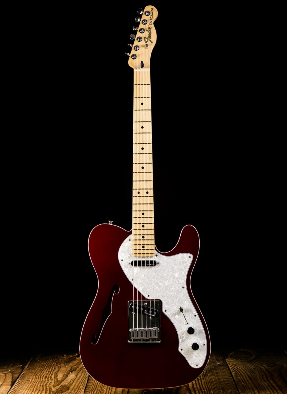 Fender deluxe thinline telecaster 2024 candy apple red