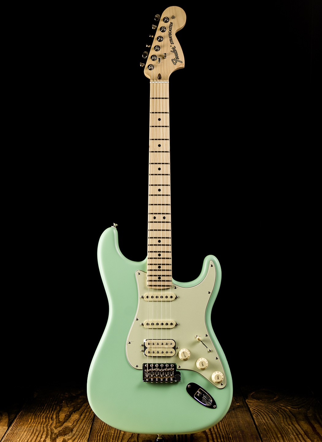 Fender American Performer Stratocaster HSS - Satin Surf Green