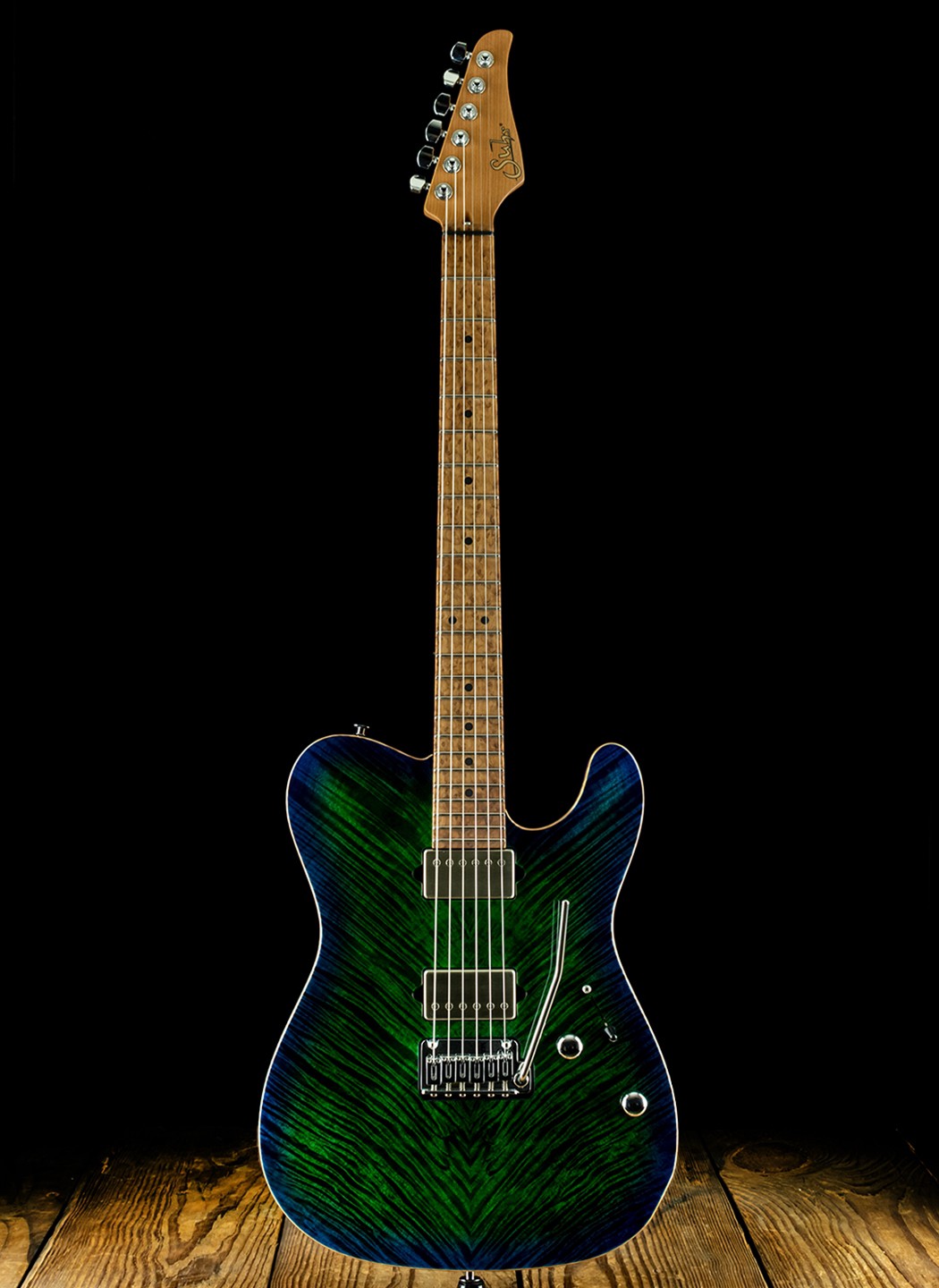Suhr Modern T Custom - Aqua Blue Burst