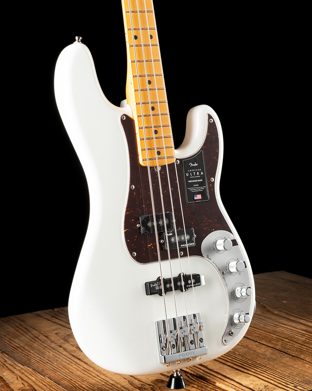 Fender American Ultra Precision Bass - Arctic Pearl