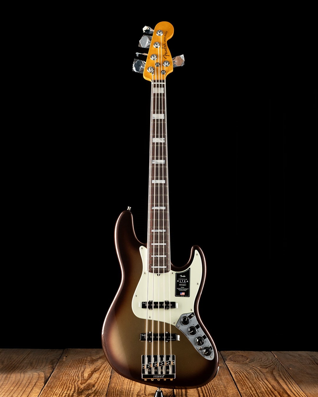 fender American Ultra Jazz Bass V モカバースト - 器材