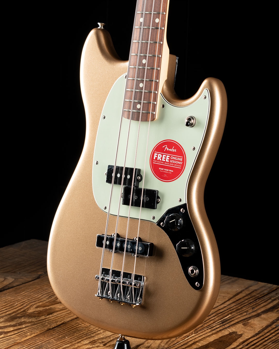 Fender Player Mustang Bass PJ - Firemist Gold