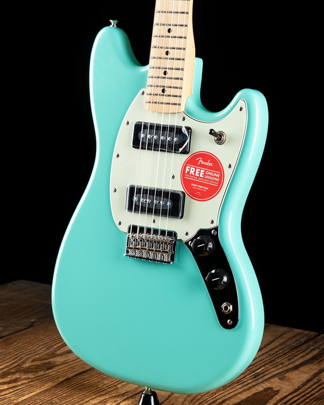 fender mustang mint green