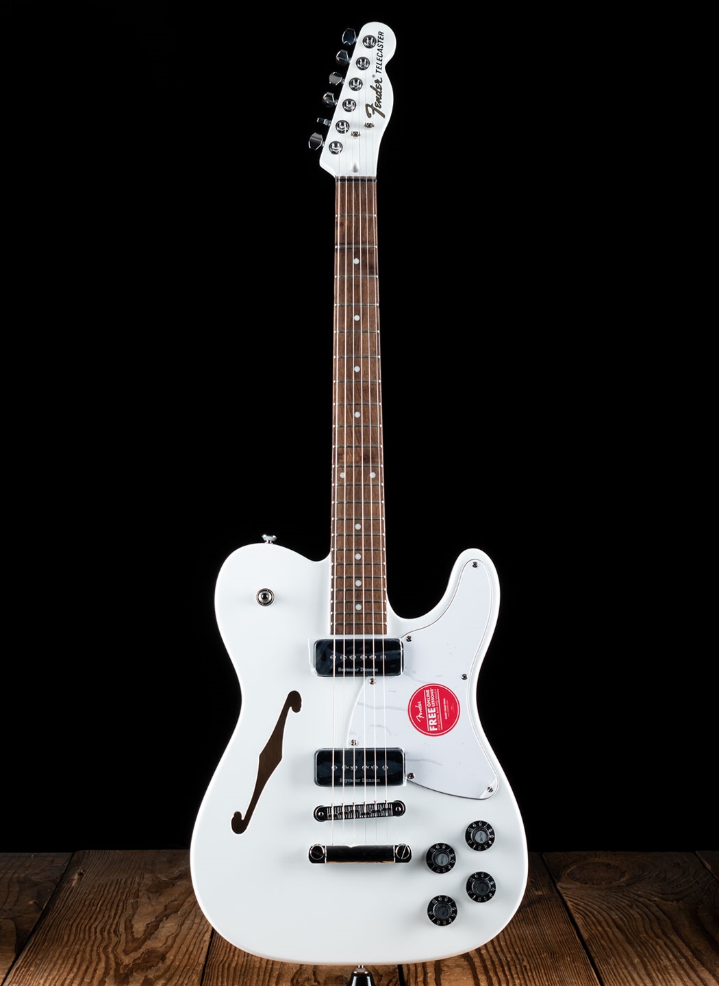 Fender Jim Adkins JA-90 Telecaster Thinline Electric Guitar, Maple FB,  Laurel White - Toko Alat Musik - Sinceremusic