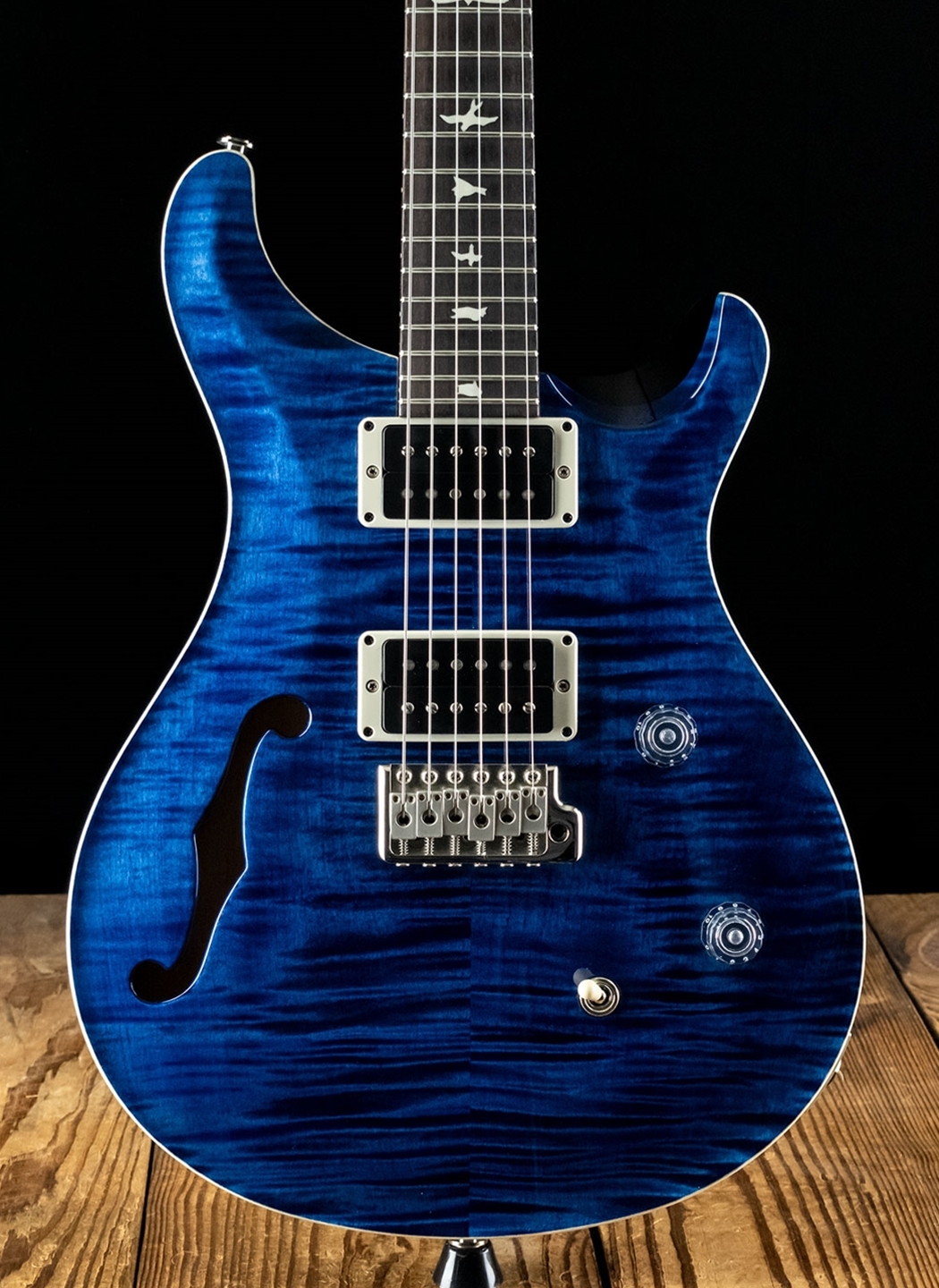 prs ce 24 semi hollow whale blue