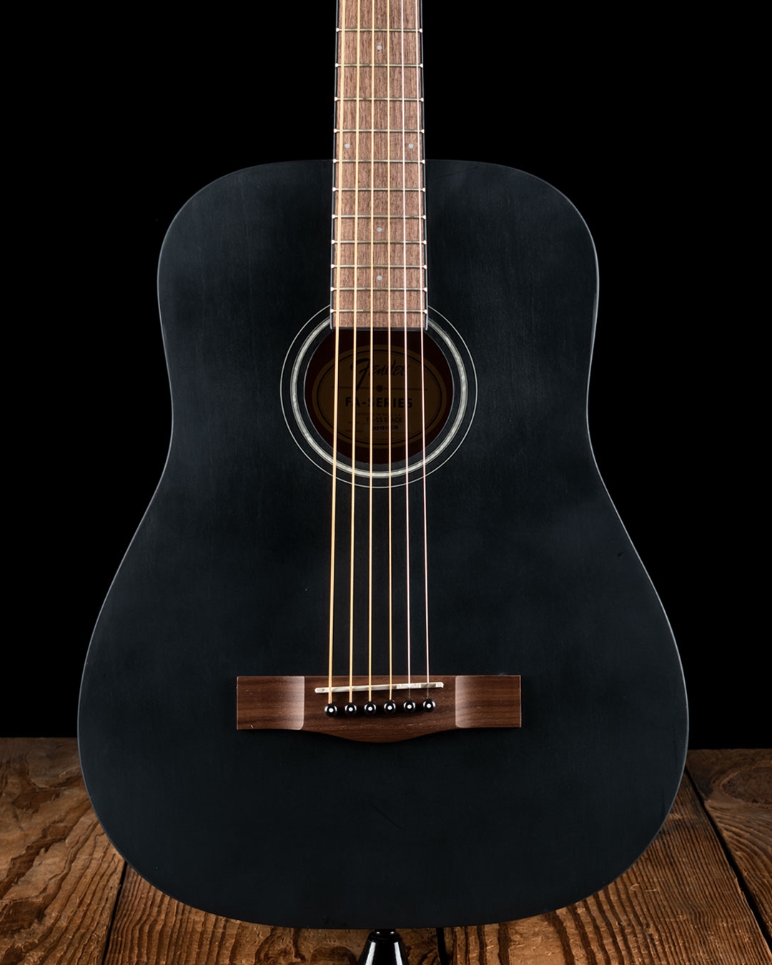 安い正規店 Fender FA-15 STEEL 3/4 BLK アコースティックギター初心者12点セット ミニギター 592mmスケール ブラック  黒 ：島村楽器