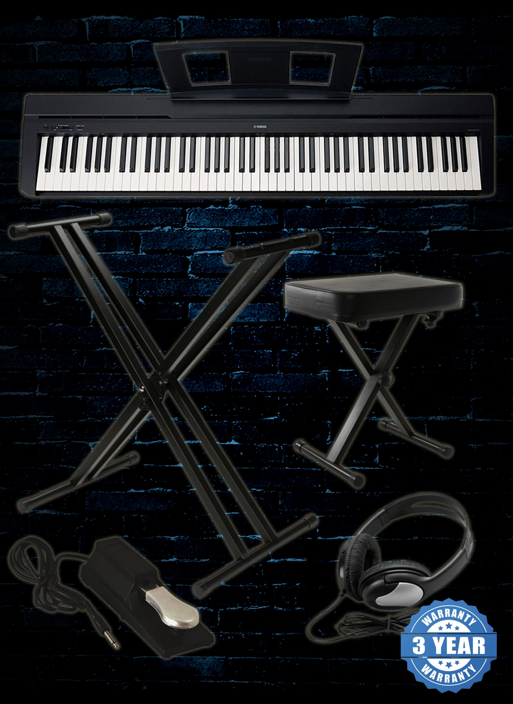 Yamaha P45 88-Weighted Keys Digital Piano