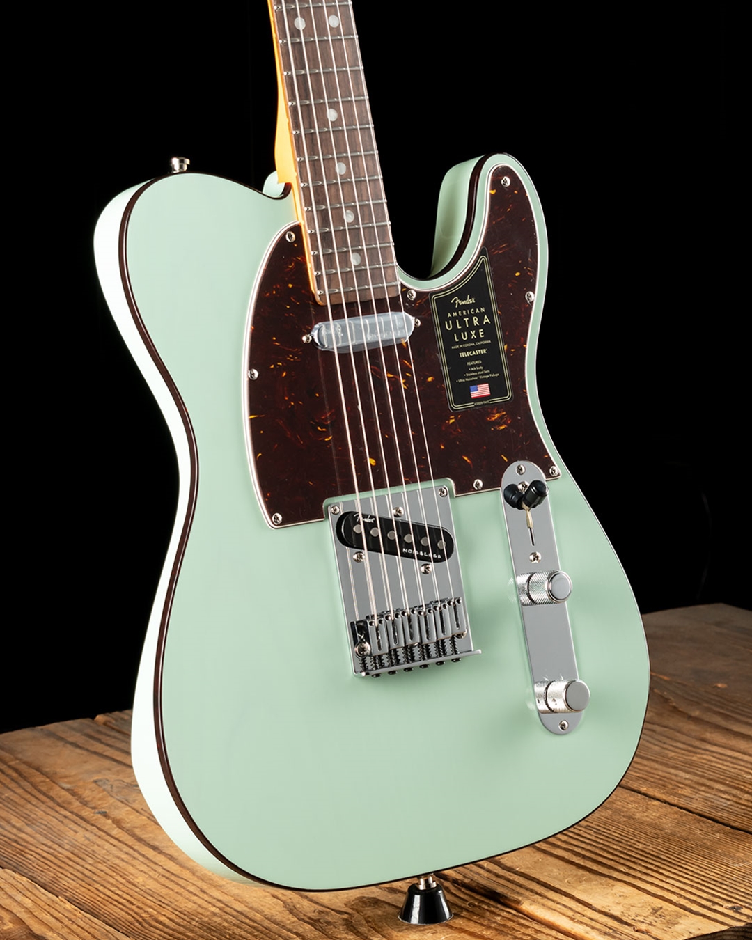 Fender Ultra Luxe Telecaster Rosewood Fingerboard Transparent Surf Gre -  Willcutt Guitars