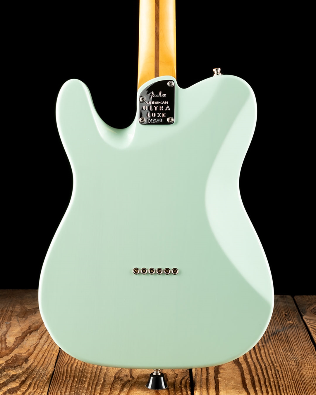 Steve's Music  Fender - American Ultra Luxe Telecaster® 011-8080-735  Transparent Surf Green