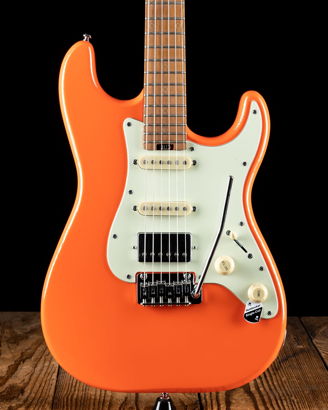 schecter nick johnston orange