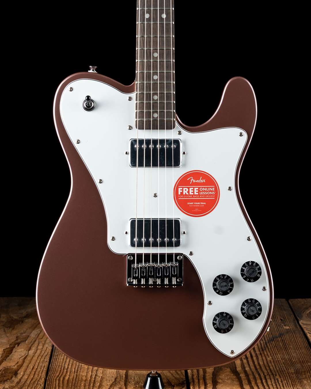 Squier Affinity Series Telecaster Deluxe - Burgundy Mist