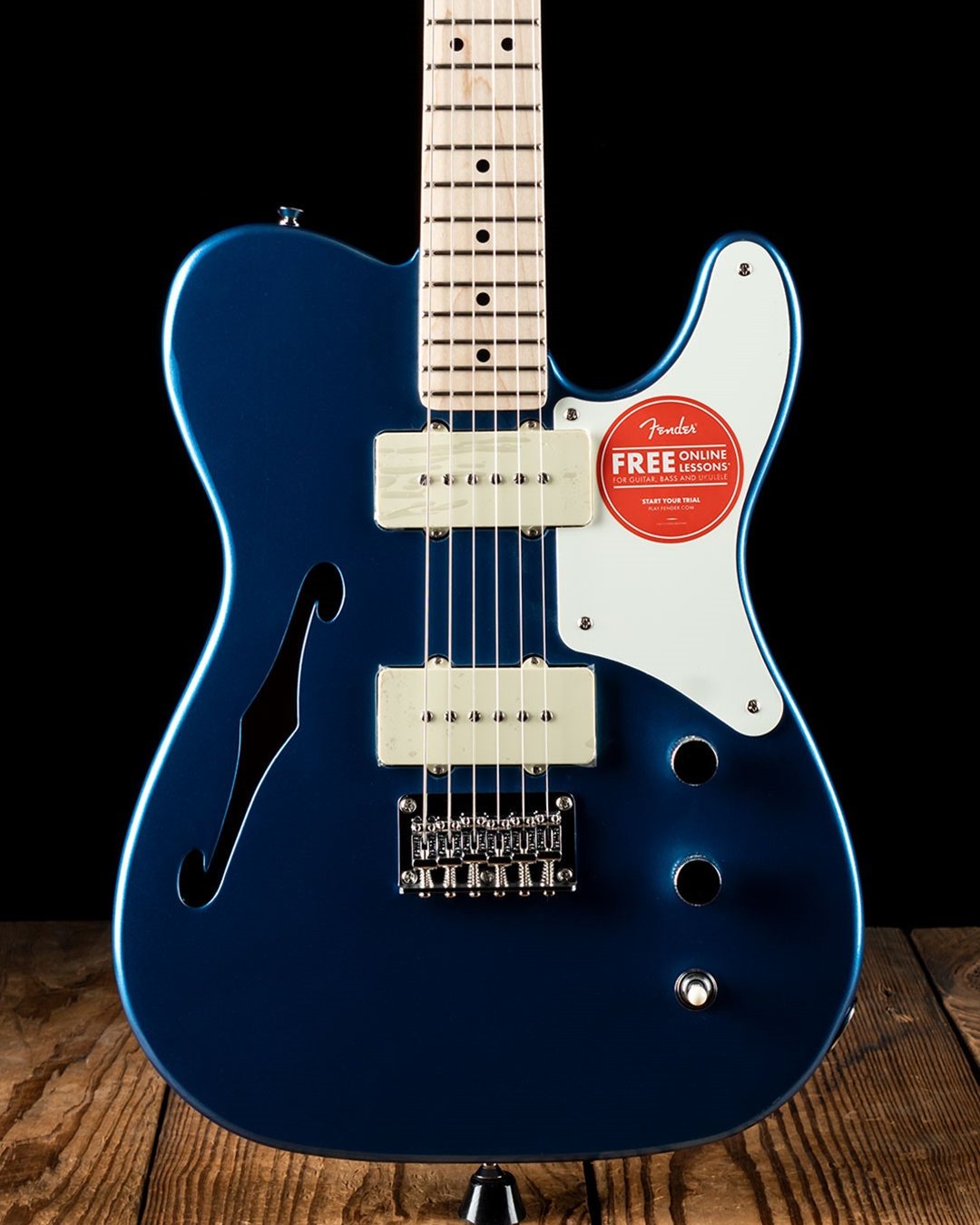 Squier Paranormal Cabronita Telecaster Thinline - Lake Placid Blue