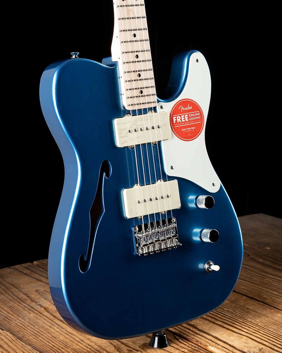 Squier Paranormal Cabronita Telecaster Thinline - Lake Placid Blue