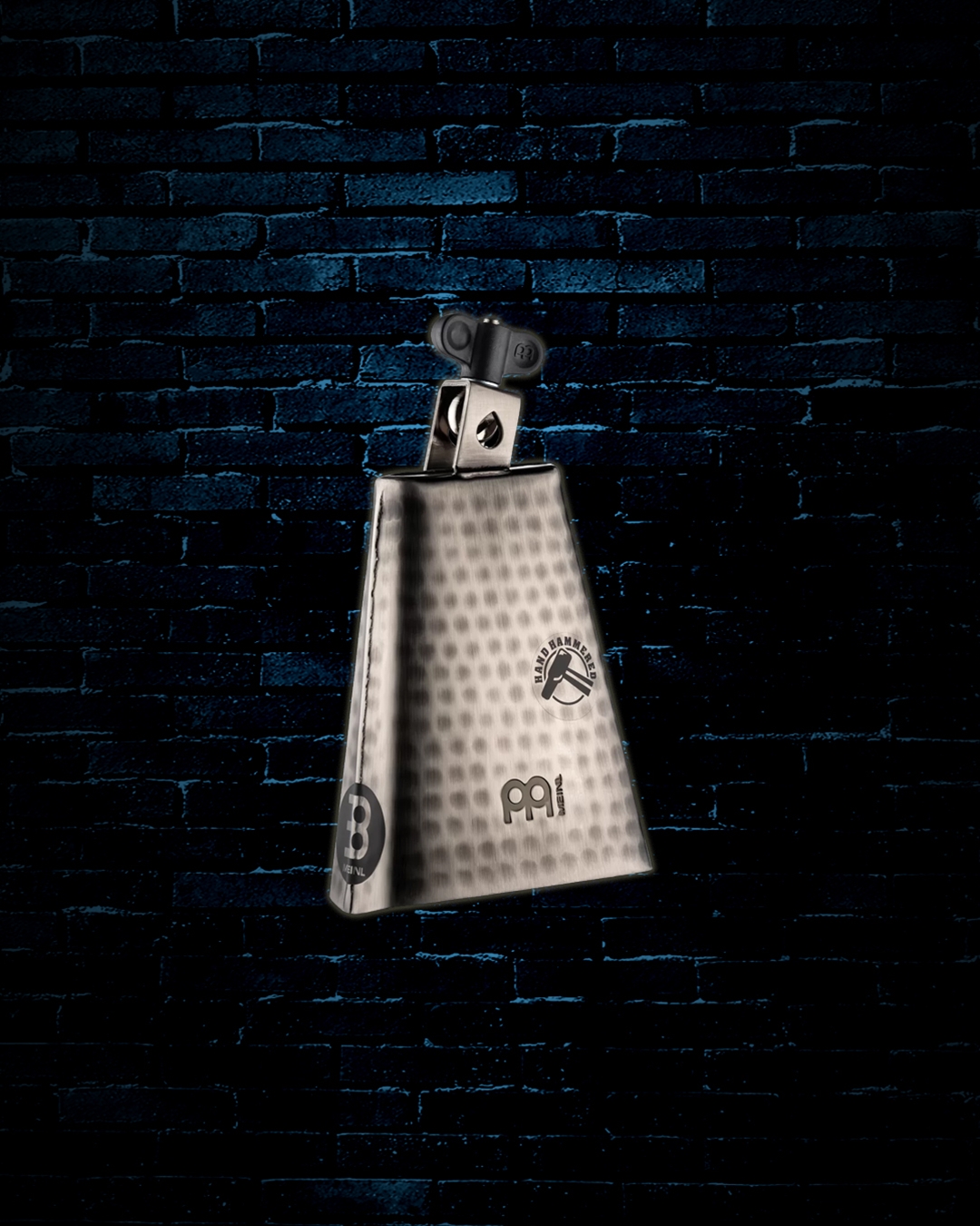 Meinl STB625HH-S - 6.25 Hammered Cowbell - Handbrushed Steel