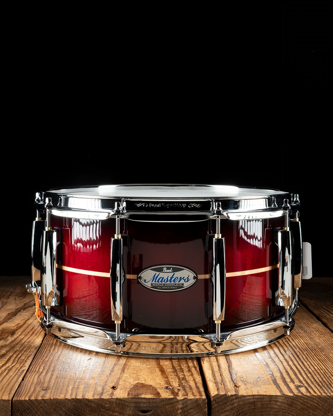 The　Maple　Drum　6.5x14　Snare　Red　Pearl-