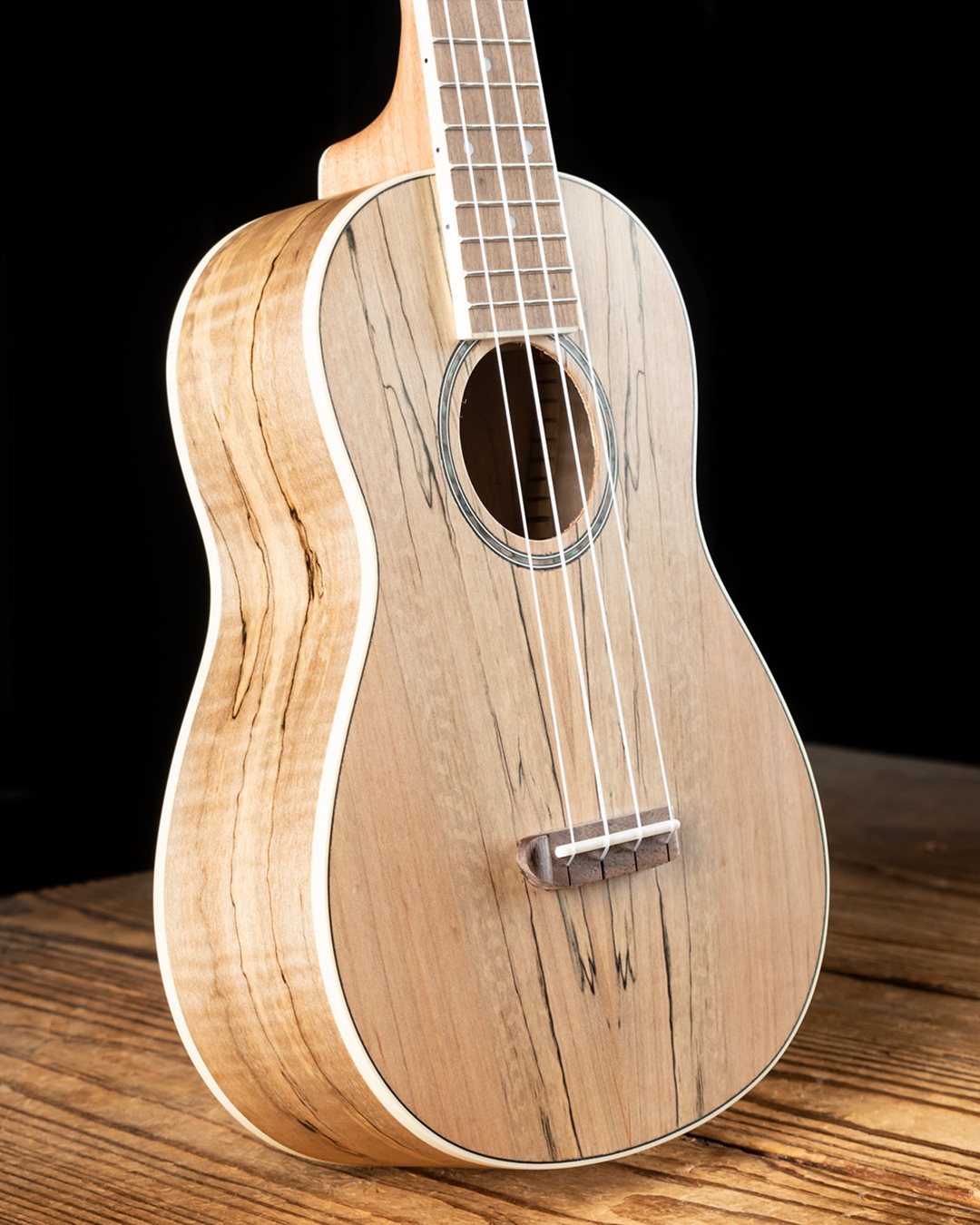 Fender Zuma Exotic Concert Ukulele - Natural Spalted Maple