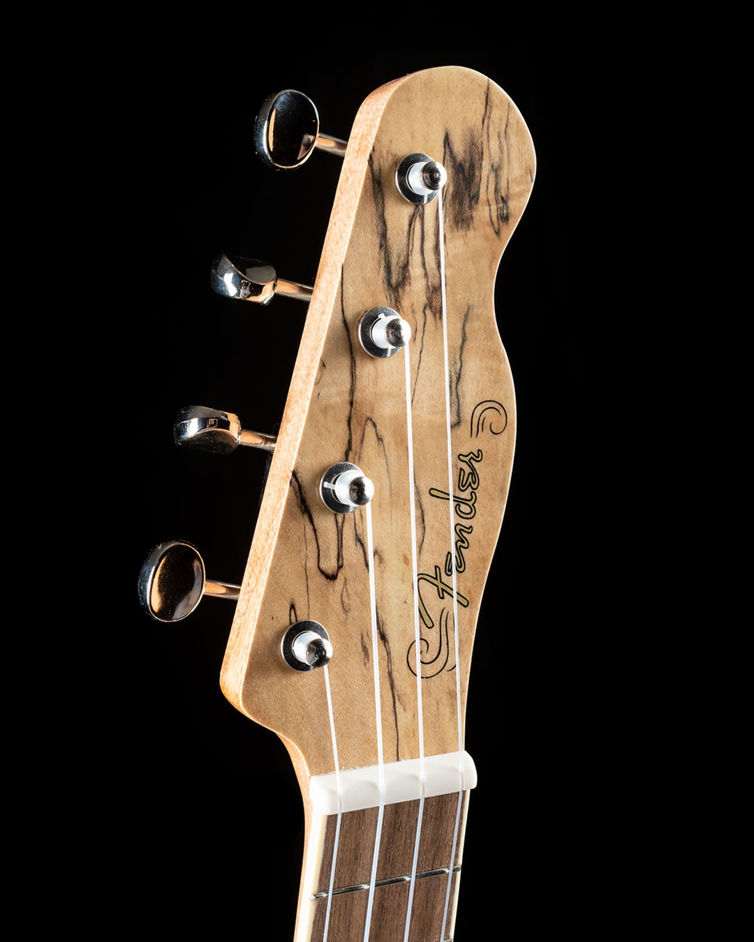 Fender Zuma Exotic Concert Ukulele - Natural Spalted Maple