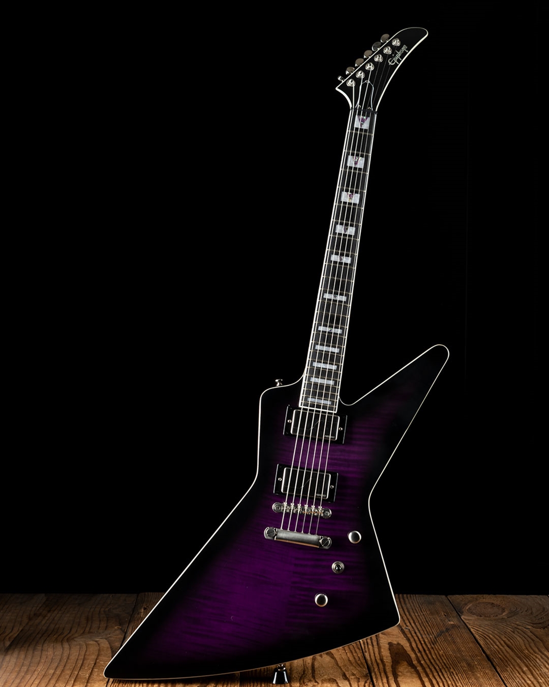 Purple deals explorer guitar