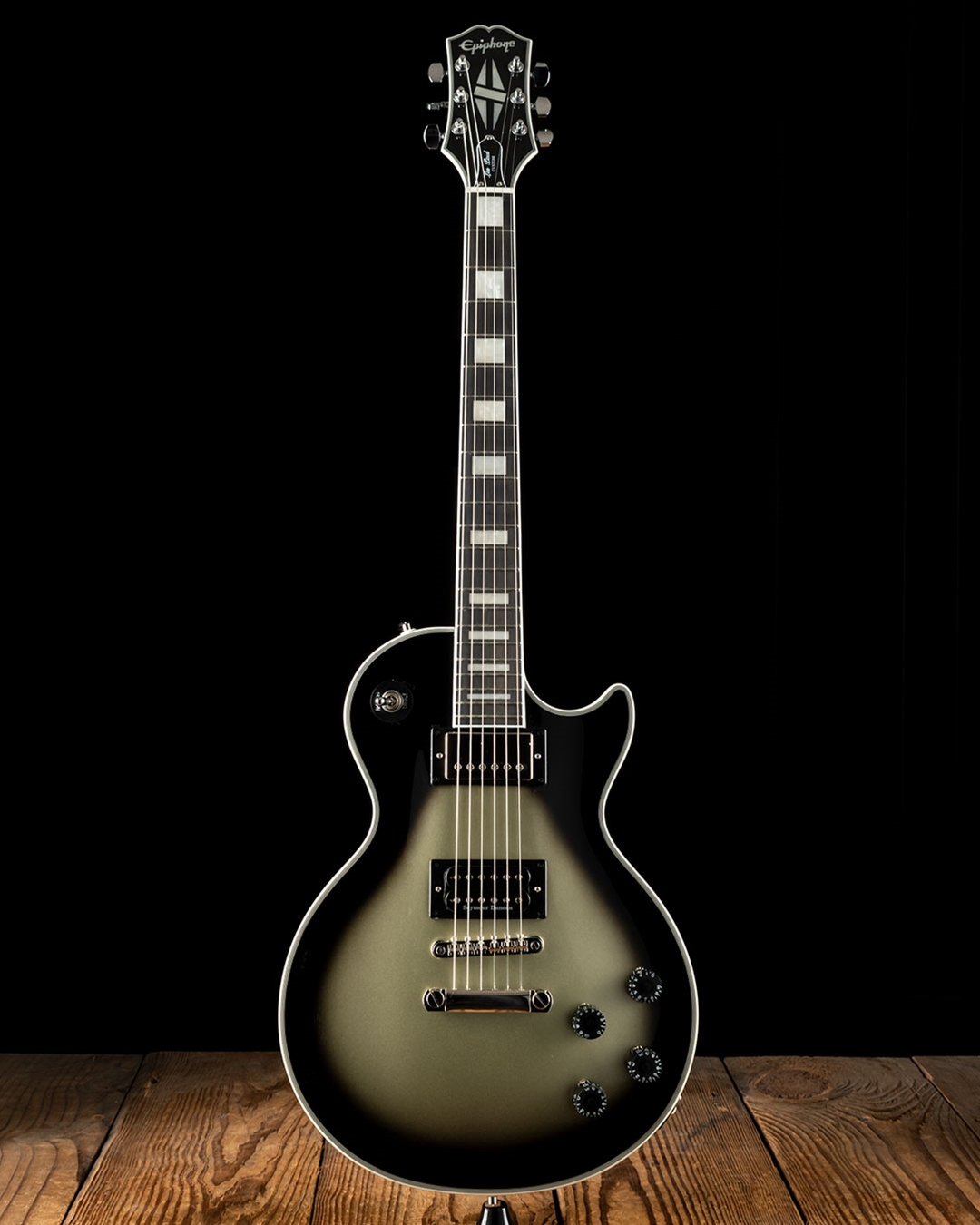 Epiphone  Adam Jones Les Paul Custom Art Collection: Julie Heffernan's  “Self-Portrait as Not Dead Yet” Antique Silverburst