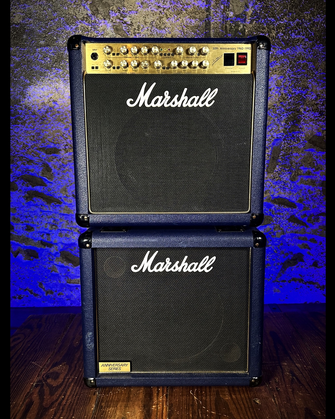 Marshall 30th Anniversary Combo & Extension Cabinet Set - Blue Levant *USED*