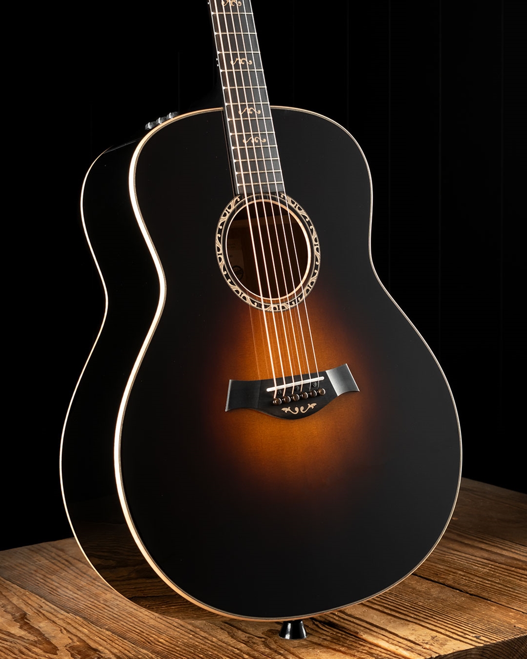 Strait Music - Taylor Custom Collection C18e Grand Orchestra  Acoust-Electric Guitar - Vintage Sunburst Sitka Spruce Top with Tropical  Mahogany Back and Sides