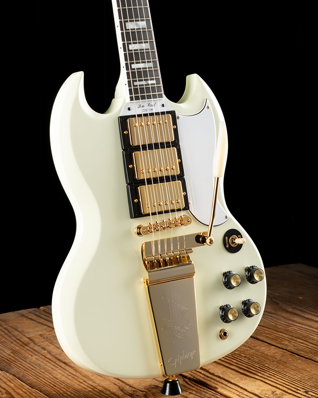 Epiphone 1963 SG Custom With Maestro - Classic White