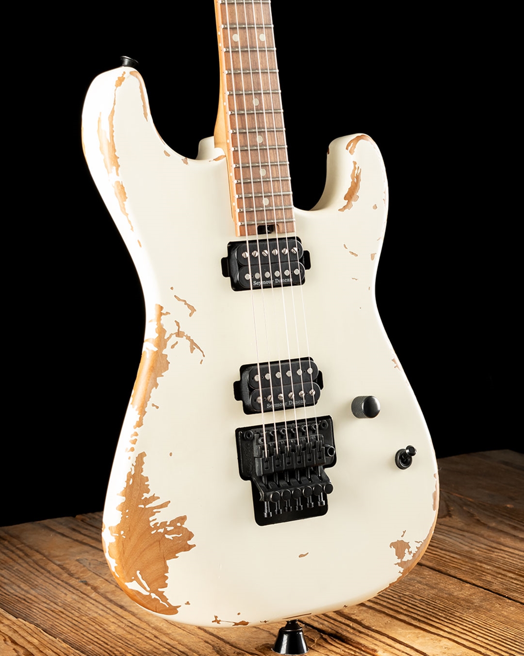 Charvel Pro-Mod Relic San Dimas Style 1 HH FR PF - Weathered White