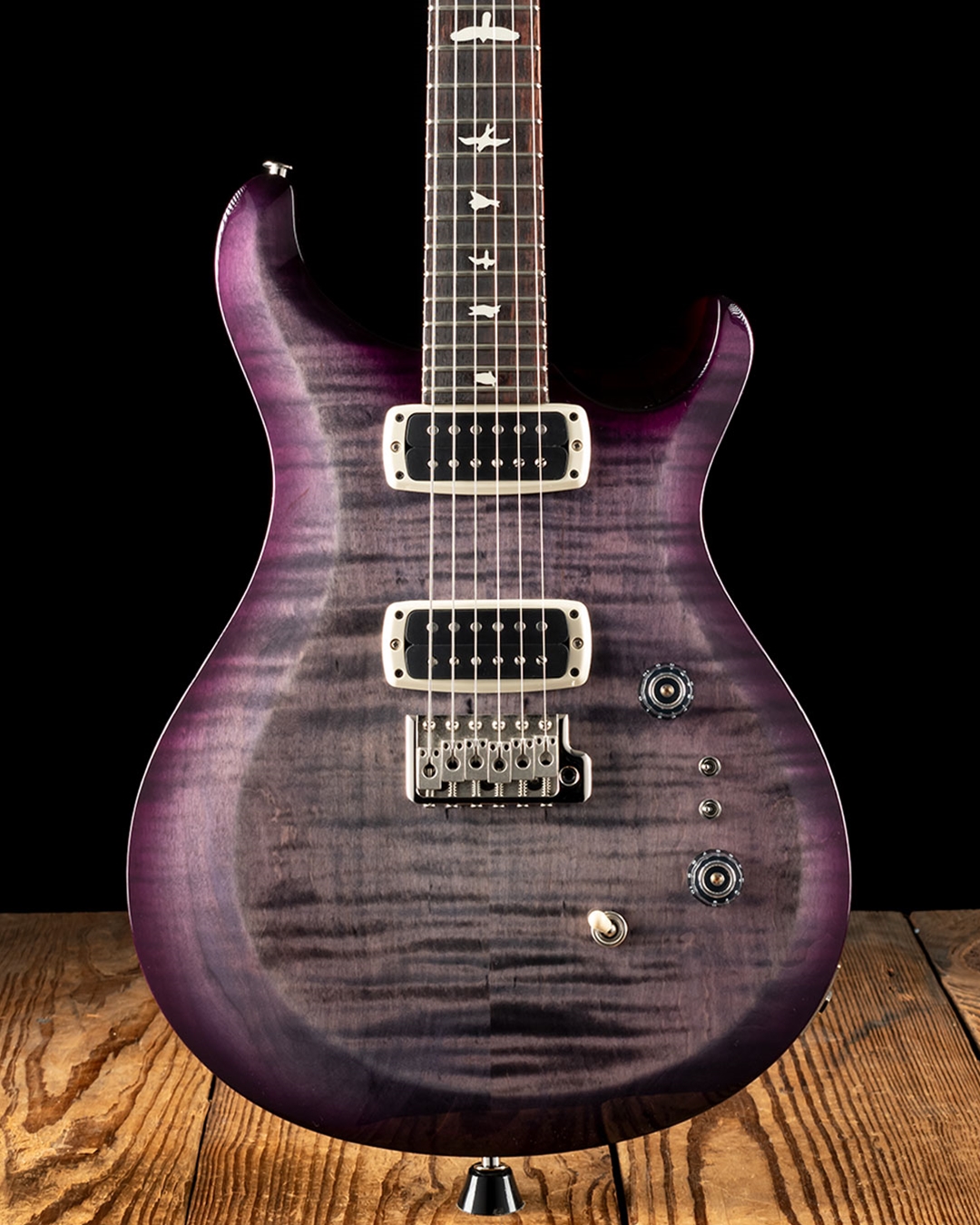 PRS S2 Custom 24-08 - Faded Gray Black Purple Burst