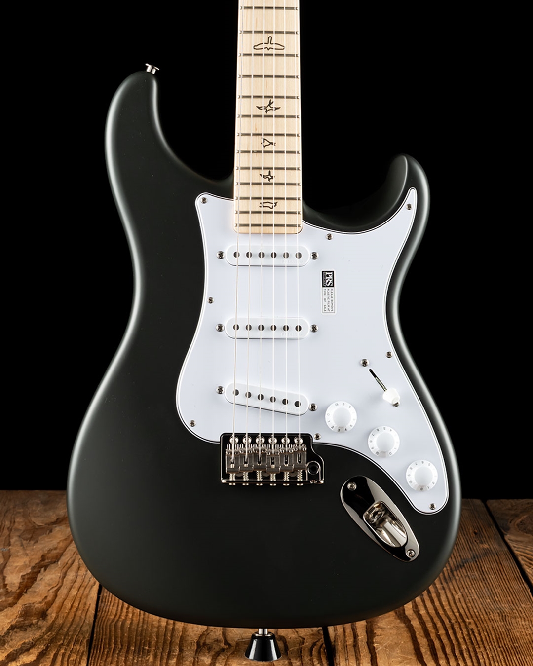 PRS Silver Sky Maple - Faded Black Tee Satin