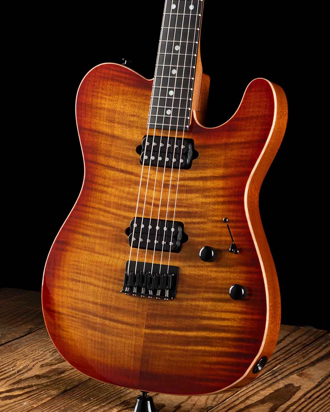 Suhr Custom Classic T Flame Maple/Mahogany - Copperhead Burst