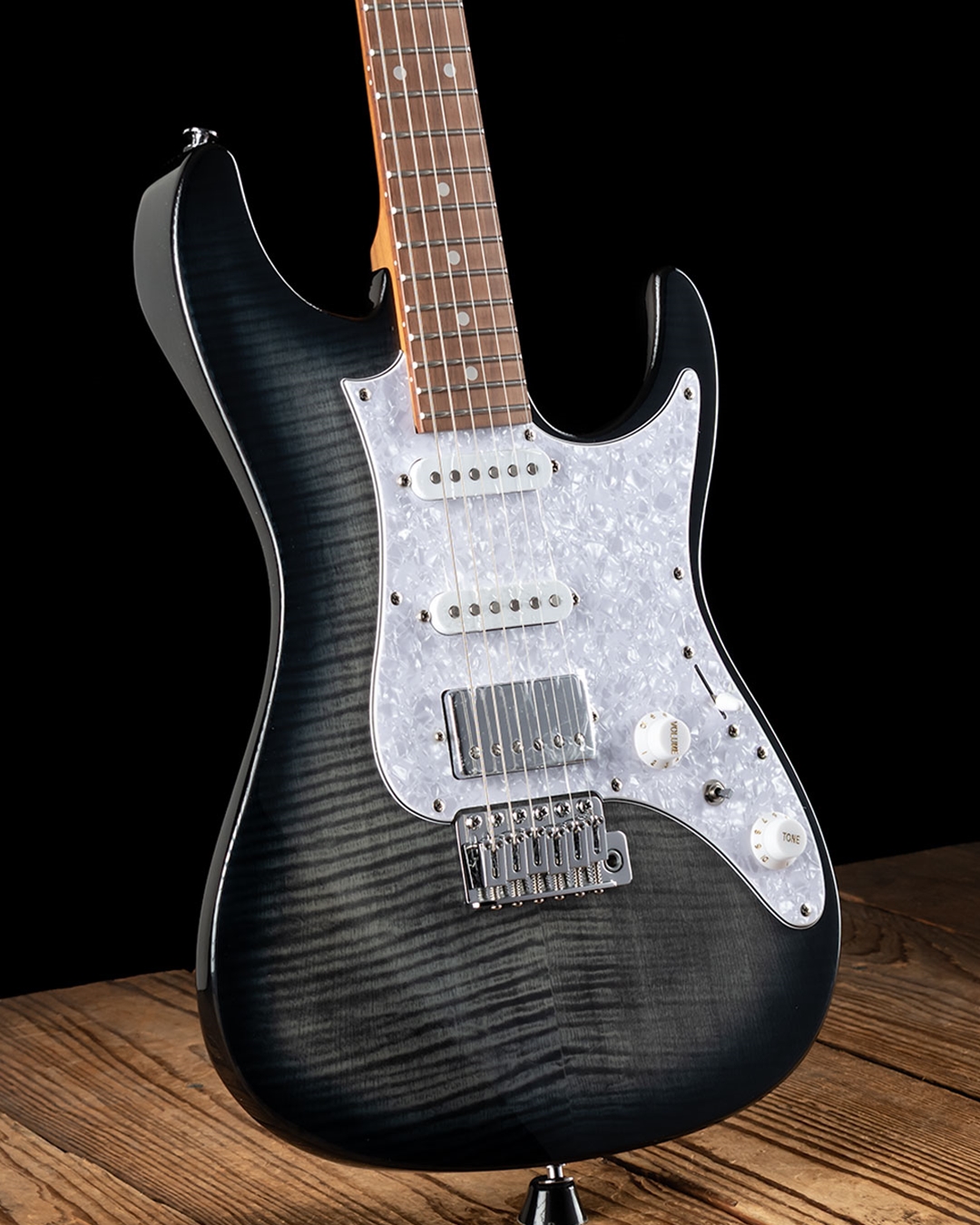 Ibanez AZ22S1F AZ Standard - Transparent Black Sunburst