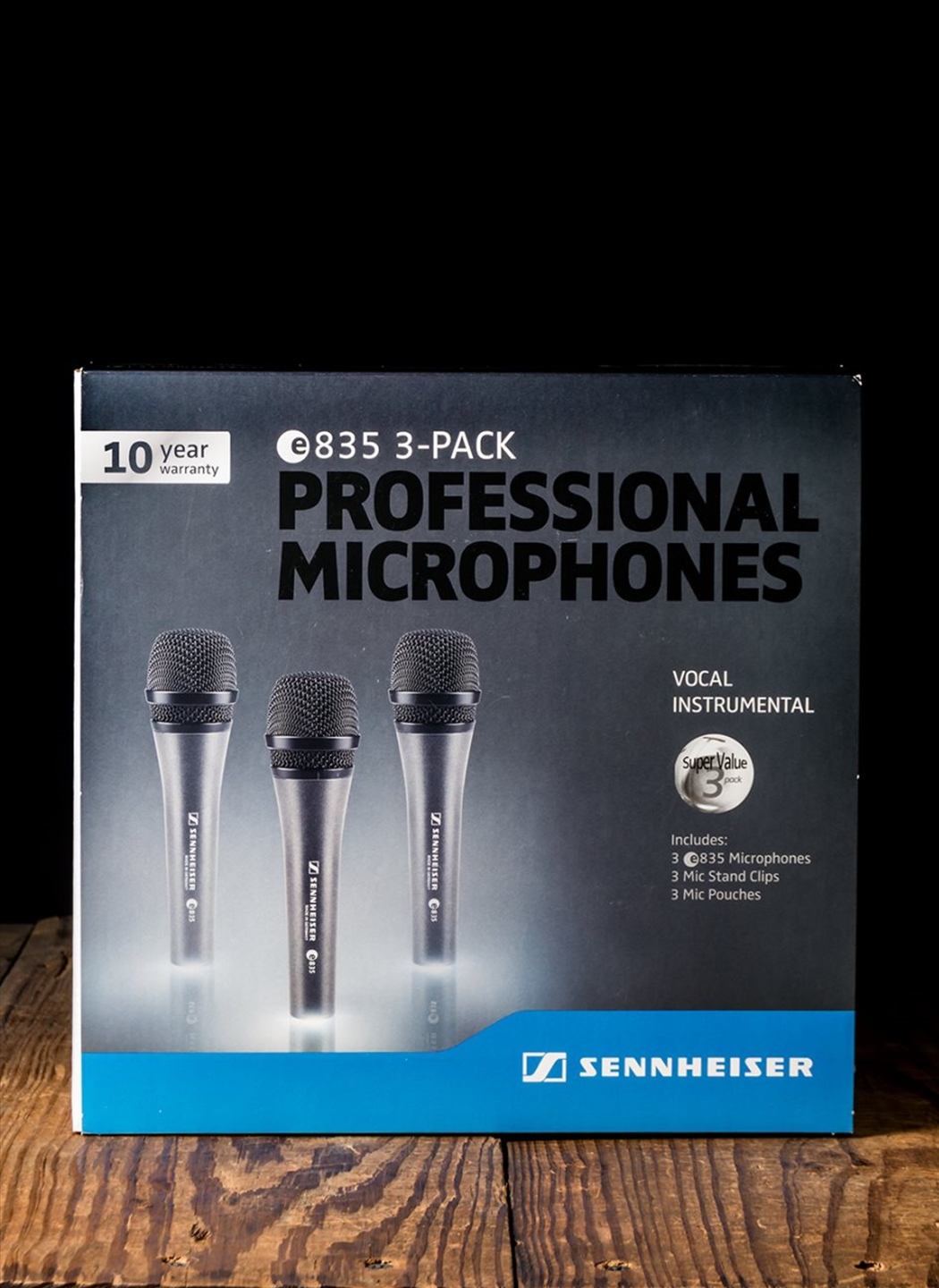 Sennheiser 3-Pack e835-S pack micro