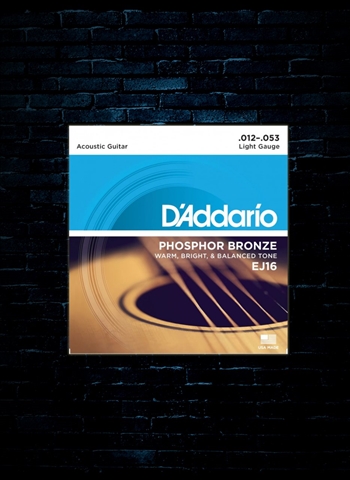 D'Addario EXP17 EXP Coated Phosphor Bronze Acoustic Strings - Medium (13-56)